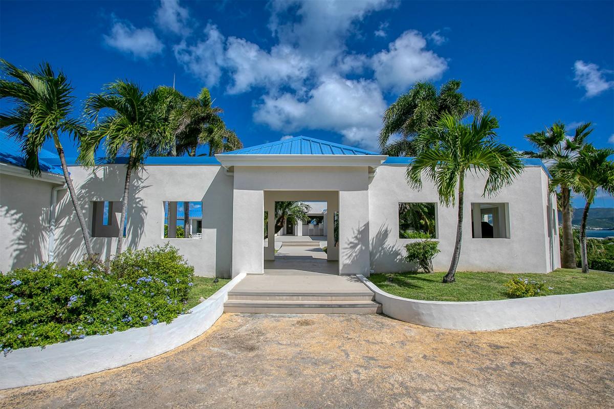 Luxury Villa Rental St Martin - Entrance